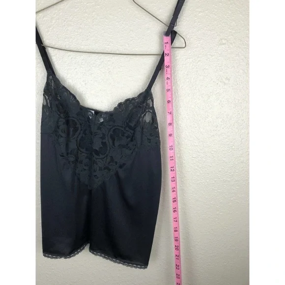 SABRINA Vintage Black Lace Tank Top - Picture 5 of 6